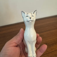 Belleek Co Fermanagh Ireland Porcelain Siamese Cat Figurine