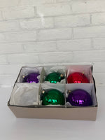 Vintage 1999 Poland Blown Glass Christmas Ornaments – Set of 5
