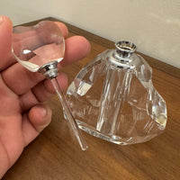 Oleg Cassini Crystal Heart Shaped Perfume Bottle