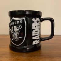 Oakland Raiders Coffee Mug Cup NFL 3D Raised Logo