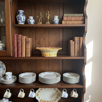 Vintage Handmade Italian Serving Bowl Fall Vibes