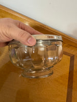 Chamco Silver-plated-Glass Soda Fountain Footed Bowl
