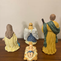 Vintage Porcelain Nativity Set of 12 Pieces