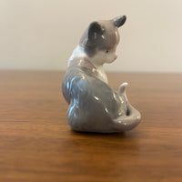 Vintage Lladro Porcelain Mini Kitten Cat Collectible Daisa 1985