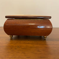 Vintage Authentic M.J Hummel Handcrafted Ercolano Italian Wooden Music Box