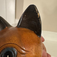 Wood Cat Shelf-Table-Mantel Edge Looking Down Figure