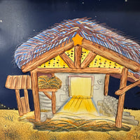 Kurt Adler Wooden Nativity Advent Calendar 25 Pieces