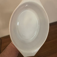 Pyrex by Corningware Orange-White Oval Glass Casserole Dish 1.5qt-1.5L