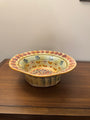 Vintage Handmade Italian Serving Bowl Fall Vibes