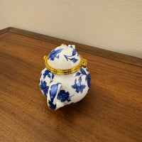 Porcelain Small Teapot Trinket Box
