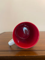 Starbucks Sumatra Stamp Coffee Mug – White Ceramic, Red & Gold Label, 15.5 oz 2006
