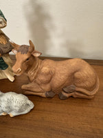 Vintage Porcelain Nativity Set of 12 Pieces
