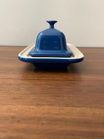 Le Creuset Ceramic Stoneware Butter Dish Blue-0705
