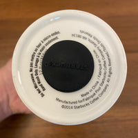 Starbucks Hot Air Balloon Design Porcelain Coffee Tumbler Mug 12oz Replaced Lid