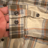 Patagonia Flannel Shirt Men’s Size Tan Plaid Cotton