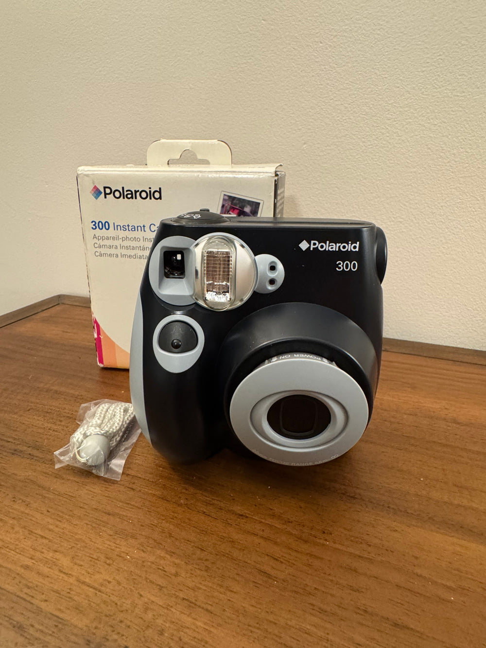 Polaroid PIC-300 Instant Film Camera Black Never Used