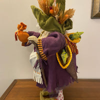 Dept 56 Krinkles by Patience Brewster Witch with Baby Dragons and Stick