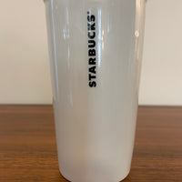 Starbucks Mermaid-Princess Embossed Porcelain Travel Mug Tumbler 10oz
