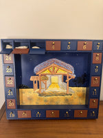 Kurt Adler Wooden Nativity Advent Calendar 25 Pieces
