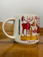Starbucks “Been There Series” Canada Mug – Red Interior 14oz Collector Coffee Cup
