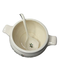 Vintage Royal Soup Tureen Lid with Ladle Holly & Berry