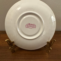 Vintage Heirloom English Fine Bone China Pink Floral Tea Cup and Saucer