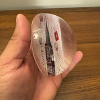 Handmade Glass Paperweight Carte Postale