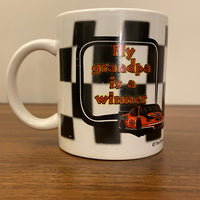 Coca-Cola Nascar Coffee Mug Cup My Grandpa is a Winner