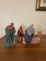 Vintage Kirkland Porcelain Wisemen Set of 3 Nativity Replacement

