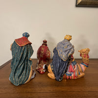 Vintage Kirkland Porcelain Wisemen Set of 3 Nativity Replacement