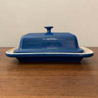 Le Creuset Ceramic Stoneware Butter Dish Blue-0705