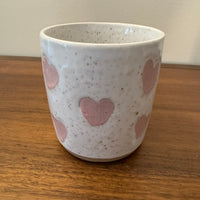 Sunday Morning Hearts Ceramic Coffee Tea Mug Cup