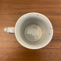 Handmade Speckled Porcelain Mug Bamboo Design