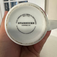 Starbucks Porcelain Coffee Mug Singing Bird
