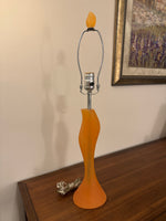 Vintage MCM Lucite Table Lamp Art Deco Style Tendency RARE
