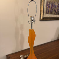 Vintage MCM Lucite Table Lamp Art Deco Style Tendency RARE