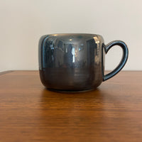 Green Cupric Metallic Glazed Ceramic Mug Cup