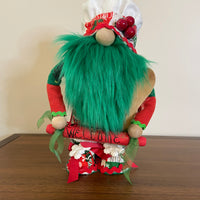 Handmade Nordic Scandinavian Gnomes Christmas-Holiday Decoration Set of 3