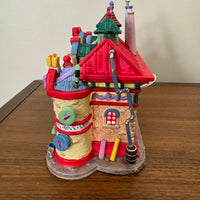 Lemax Santa's Wonderland Porcelain Village Ribbon & Gift-Wrap Factory