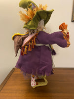 Dept 56 Krinkles by Patience Brewster Witch with Baby Dragons and Stick
