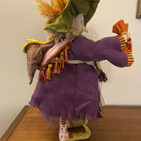 Dept 56 Krinkles by Patience Brewster Witch with Baby Dragons and Stick