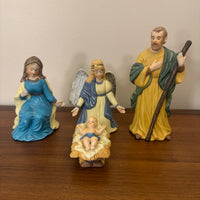 Vintage Porcelain Nativity Set of 12 Pieces