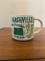 Starbucks Nashville Coffee Cup Mug Been There Series 14oz
