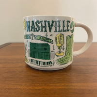 Starbucks Nashville Coffee Cup Mug Been There Series 14oz