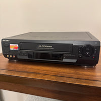 Sony Hi-Fi Stereo Video Cassette Recorder SLV-N50 Tested-Works-No Remote