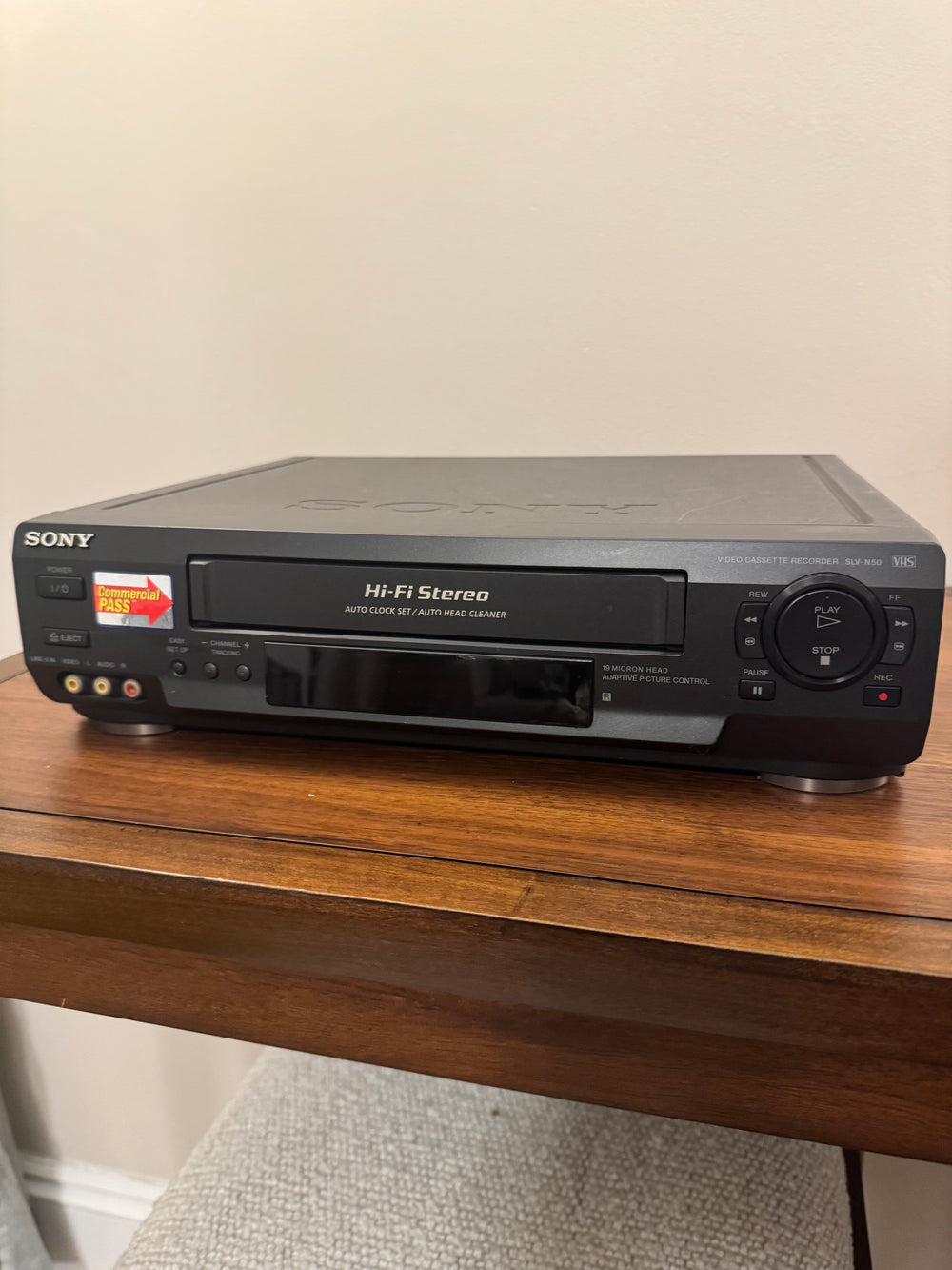 Sony Hi-Fi Stereo Video Cassette Recorder SLV-N50 Tested-Works-No Remote