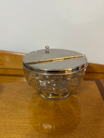 Chamco Silver-plated-Glass Soda Fountain Footed Bowl
