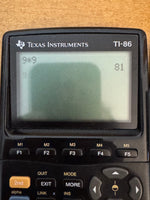 Texas Instruments TI-86 CE Graphing Calculator
