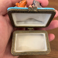 Porcelain Trinket Box Sea Creatures