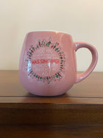 Dr. Seuss 2023 The Grinch &amp; Cindy Lou Who Pink Ceramic Christmas Mug
